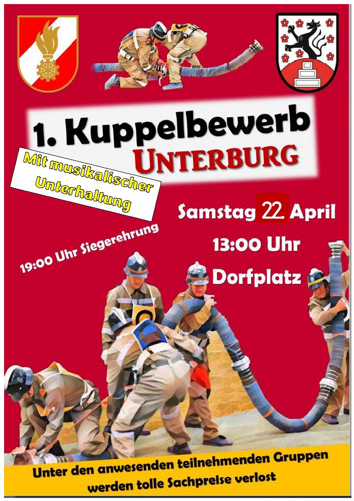 1. Kuppelbewerb Unterburg 22. April 2023
